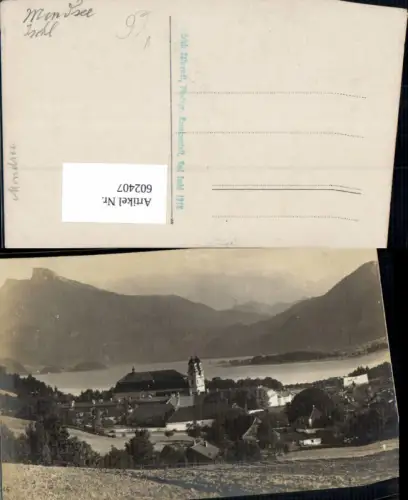 602407,Foto Ak Mondsee pub Erich Bährendt