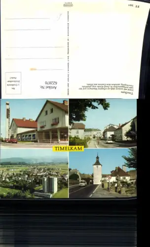 622870,Mehrbild Ak Timelkam Mautturm St Josef-Kirche