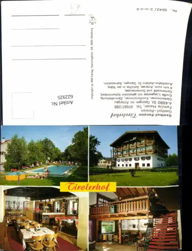 622925,Mehrbild Ak St Georgen i. Attergau Gasthof Pension Tirolerhof
