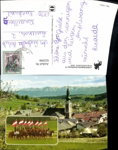 622996,Mehrbild Ak Ampflwang Reiterdorf Pferde Reiten