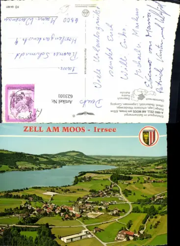 623101,Zell a. Moos a. Irrsee pub Alpine Luftbild FÖ 64481