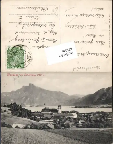 631946,Mondsee m. Schafberg pub Brandt 1656