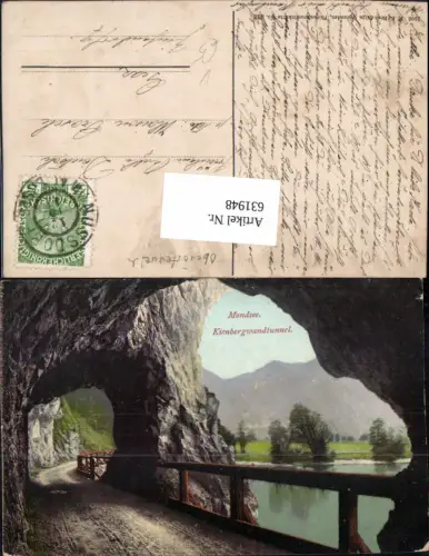 631948,Mondsee Kienbergwandtunnel Scharfling Kienberg pub Brandt 333