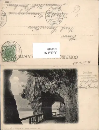 631949,Mondsee Scharfling Kienbergwandtunnel Kienbergwand pub Brandt 661