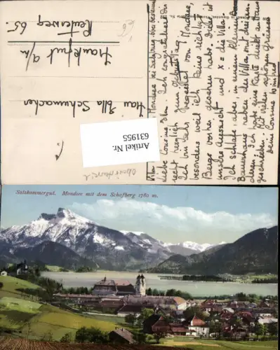 631955,Mondsee m. Schafberg pub Brandt 192
