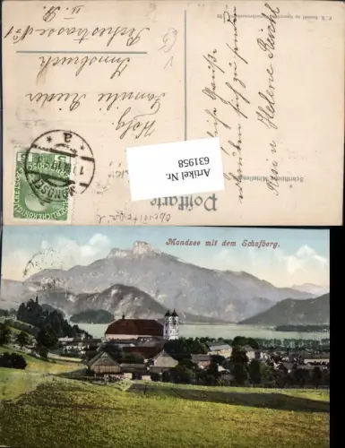 631958,Mondsee m.d. Schafberg pub Brandt 192
