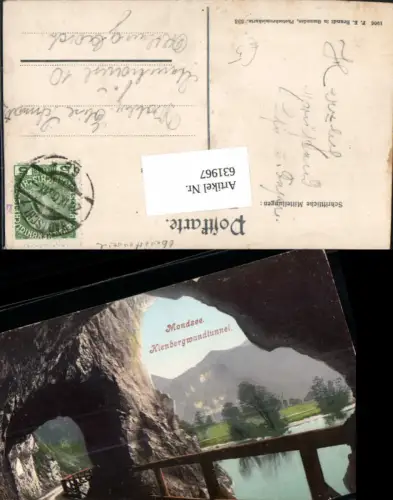 631967,Mondsee Scharfling Kienbergwandtunnel pub Brandt 333