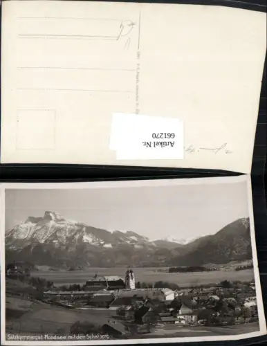 661270,Foto Ak Mondsee mit dem Schafberg Salzkammergut pub F. E. Brandt 5217