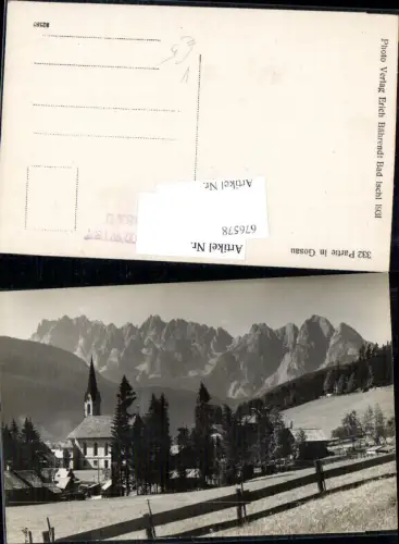 676578,Foto-AK Partie in Gosau pub Erich Bährendt 332