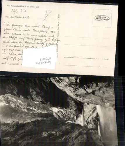 676765,Unterach am Attersee Burggrabenklamm Wasserfall