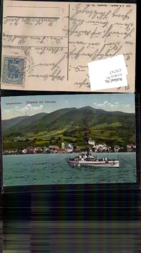 676767,Unterach am Attersee Dampfer Schiff pub Brandt 126 c