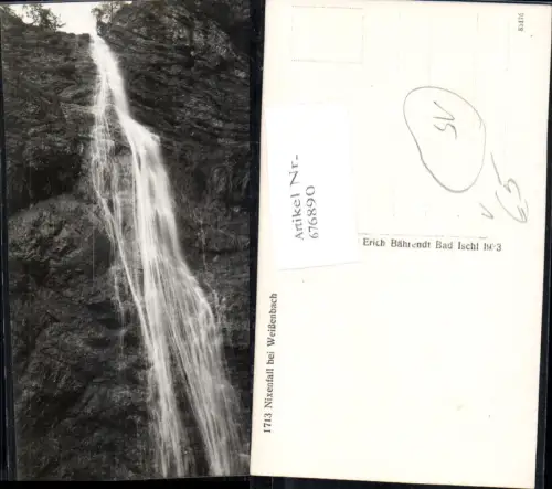 676890,Nixenfall bei Weissenbach am Attersee pub Bährendt 1713