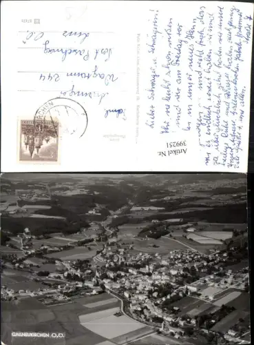 399251,Gallneukirchen Totale Fliegeraufnahme