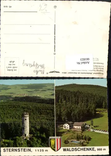 661823,Mehrbild Ak Sternstein Waldschenke Bad Leonfelden