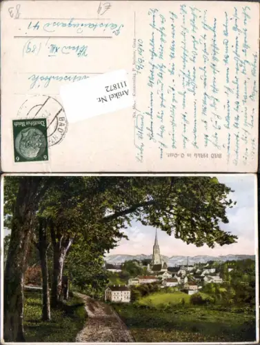 111872,Bad Hall bei Steyr Wegpartie 1940