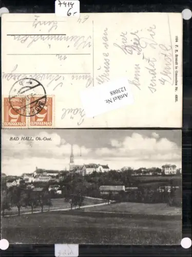 123088,Bad Hall bei Steyr Partie zum Ort 1924 pub Brandt 4800