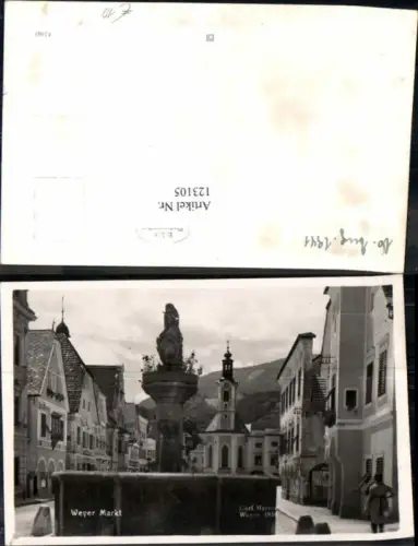 123105,Weyer Markt m. Brunnen 1940