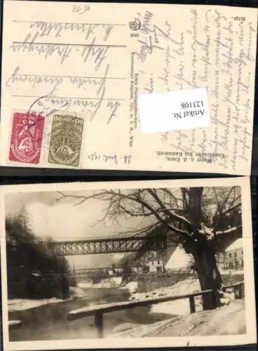 123108;Kastenreith bei Weyer a.d. Enns Ennsbrücke 1919 pub Kilophot
