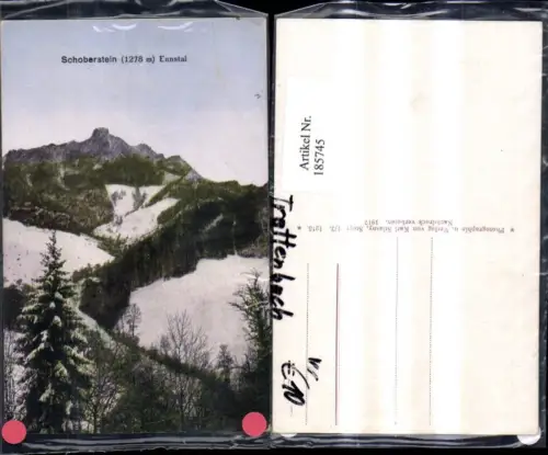 185745,Trattenbach Ternberg Molln Schoberstein Ennstal