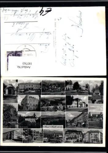 185763,Bad Hall Mehrbild Ak