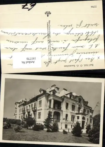 185770,Bad Hall Sanatorium