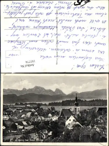 185774,Sierning Siering b. Steyr Teilansicht