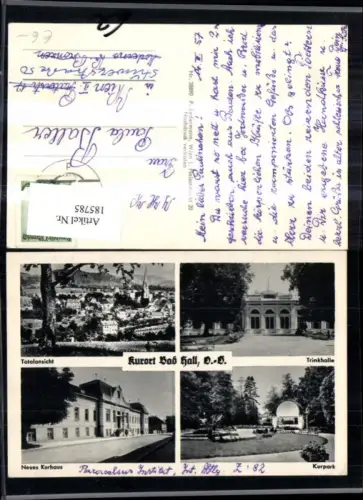 185785,Bad Hall Mehrbild Ak