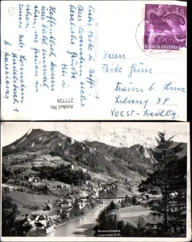 277728,Losenstein Totale Brücke Bergkulisse