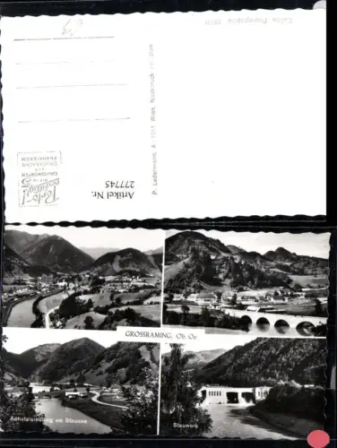 277745,Großraming Totale Brücke Stauwerk Stausee Mehrbildkarte