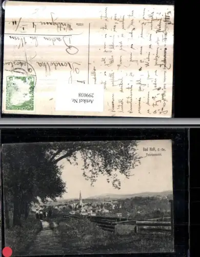 299038,Blick auf Bad Hall Totale Wegpartie