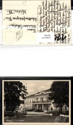 306548,Bad Hall Kurhaus Gebäude