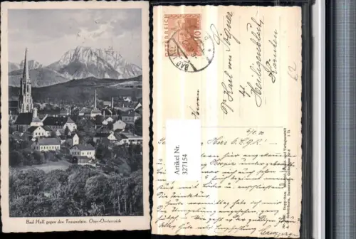 327154,Bad Hall Totale geg. Traunstein Bergkulisse