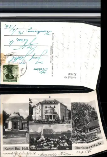 327188,Bad Hall Totale Sonnenheim Quelle Musikpavillon Mehrbildkarte