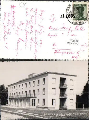 345778,Bad Hall Kurhaus d. Angestellten Versicherung