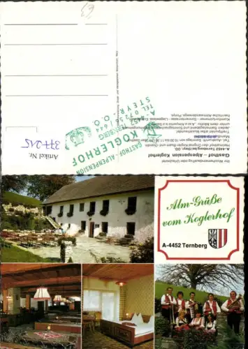 377215,Ternberg b. Steyr Gasthof Alpenpension Koglerhof Mehrbildkarte