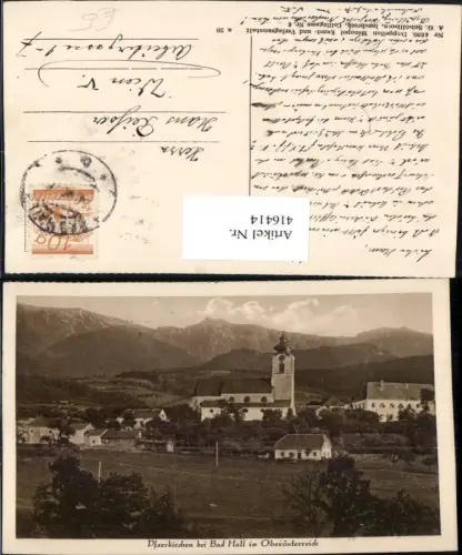 416414,Pfarrkirchen b. Bad Hall Teilansicht Kirche Bergkulisse