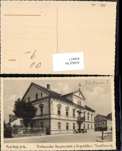 416417,Bad Hall Kurhaus d. Hauptanstalt f. Angestellten-Versicherung