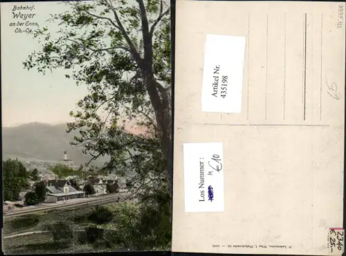 435198,Weyer an d. Enns Teilansicht m. Bahnhof