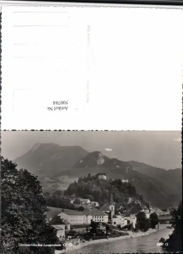 500784,Losenstein Totale m. Ruine