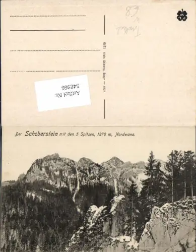 548866,tolle AK Schoberstein b. Trattenbach an der Enns