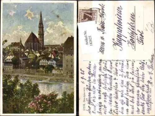 182825,Steyr Künstler Ak pub Hans Hausner 7008euro5