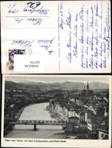 185739,Steyr v. Tabor m. d. Schoberstein u. Hohe Nock
