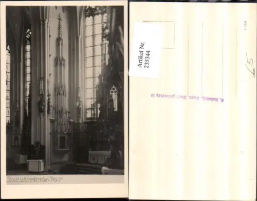 235344,Steyr Stadtpfarrkirche Kirche Innenansicht