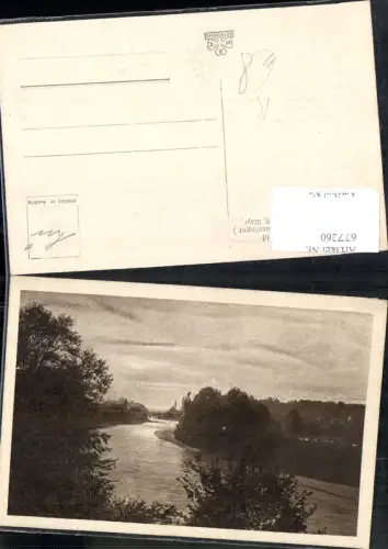 677260,Stadt Steyr Flussbild n. Radierung R. Klunzinger