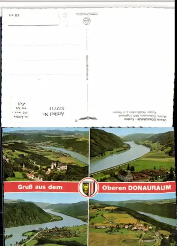 522711,Vichtenstein Kasten Waldkirchen Engelszell pub Alpine Luftbild 815