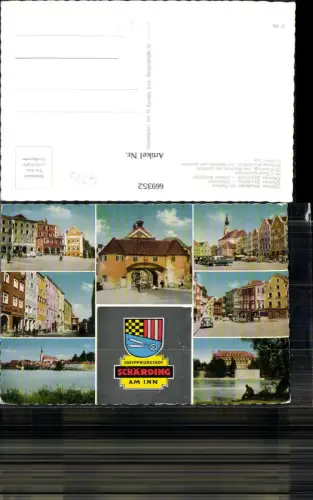 669352,Mehrbild Ak Schärding a. Inn Stadtplatz Rathaus Silberzeile Neuhaus Linzer Tor