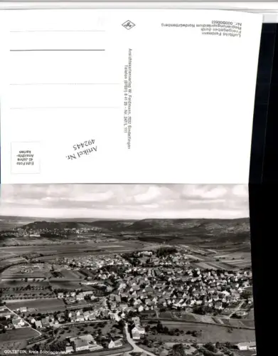 492445,Gültstein b. Herrenberg Totale Fliegeraufnahme