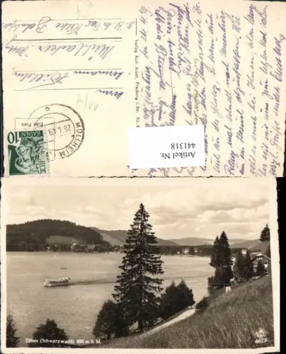 441318,Titisee im Schwarzwald See Boot