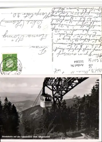 515364,Schwebebahn Seilbahn auf den Schauinsland b. Freiburg Oberried