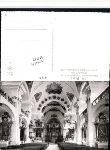 517143,St. Peter im Schwarzwald Barock-Kirche Innenansicht